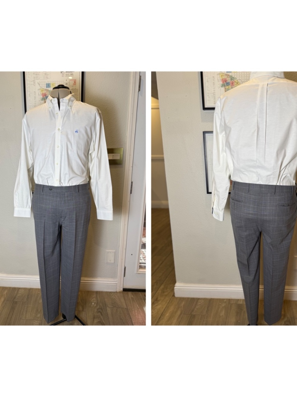 Brooks Brothers Regent BrooksCool REDA Plaid 2-Piece Suit 46R - Picture 4 of 14